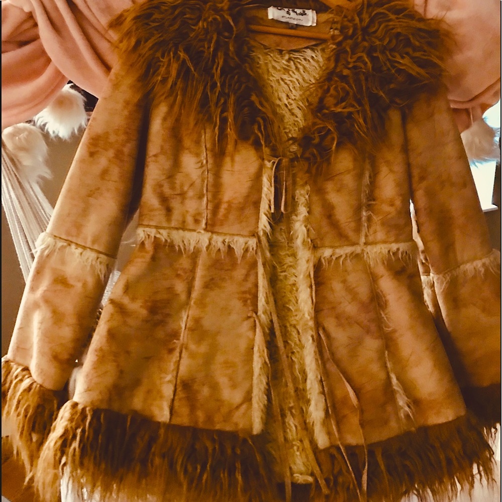 Suede coat